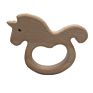 Cartoon Cute Wooden Animal Baby Teethers Wooden Teething Toys for Baby