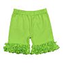 Children Clothes No Moq and Rts Cotton Baby Girl Clothes Icing Ruffle Shorts Stock Solid Color Kids Girls Shorts