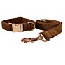 Classic Velvet Dog Bow Tie Collar and Leash Set Pet Gift with Bow