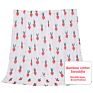 Customised White Designers Comfort Warm Quilt 4 Pack Bamboo Organic Cotton Baby Muslin Wrap Swaddle Blankets