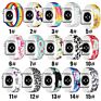 Customized Tie Dye Printed Smart Rubber Strap Flower Stripe Leopard Print Silicone Watch Band Strap for Apple Iwatch Se 6