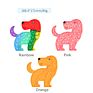 Design Animal-Shaped Fidget Toy Rainbow Push Bubbles Fidget Sensory Toy Silicone Sensory Educational Toy