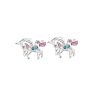 European and America Sell Children's Accessories Unicorn Cat Love-Heart Rainbow Earrings