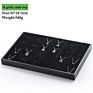 Fashionable Black Pu Frame Jewellery Tray Display for Jewelry Shop Home Use Accessories Storage like Earrings Rings Watches Etc.