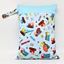 Goodbum Washable Wet Bag Waterproof Double Pockets 30*40 Size Bag for Wet Cloth Diaper Bag