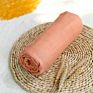 Indoor Versatility Baby Swaddle Blanket Muslin Breathable Organic Cotton Baby Receiving Swaddles