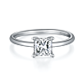 Krkc Solitaire Cluster Heart Wedding Bands 1/2 1 Ct 925 Sterling Silver Vvs1 Diamond Moissanite Engagement Rings for Women