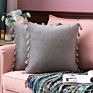Luxury Boho Throw Pillow Covers 18 X 18 Tassel Macrame Cushion Cover Handmade Home Decor