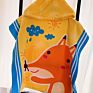 Microfiber Kids Cartoon Print Beach Towel Poncho, Children Beach Poncho, Kids Hooded Beach Poncho Towel