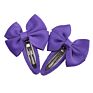 Snap Hair Clips with Bow Barrettes Bb Clips Hairbows Hairgrips Headwear Accessories for Baby Girls