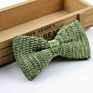 Style Men Women Soild Color Knit Bowtie Adjustable Double Deck Butterfly Bowties Designer Knitting Dress Knitted Bow Tie