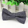 Style Plaid Children Bowtie Wool Bowties Baby Kid Kids Classical Pet Striped Butterfly Bow Tie Solid Color Ties