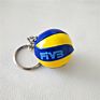 Volleyball Keychain Sport Key Chain Car Bag Ball Volleyball Key Ring Holder Volleyball Gifts for Players Keyring Rubber Keychain