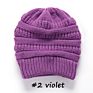 Women Style Design Acrylic Multifunction Messy Bun Ponytail Beanie Hat with Hole