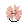 Zn Colorful Ribbon Hair Bows Girls Baby Children Elastic Hair Rope Hair Accessories