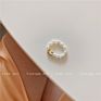 34 Models Vintage Handmade Irregular Geometric Adjustable Stacking Freshwater Baroque Pearl Beaded Heart Elastic Ring Women Girl