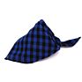 Adjustable Pet Washable Triangle Plaid Pet Bandanas Dog Scarf Bandana