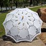Ameliebridal Victorian Party Gifts Birthday Shower Handmade Wedding Decoration Bride Lace Umbrella Battenburg Lace Parasol