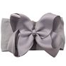 Baby 6 Inch Grosgrain Ribbon Big Bow Hair Band Soft Elastic Nylon Headband Baby Turban for Kids Headwrap Baby Hair Accessories