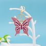 Butterfly Alloy Diamond Key Chain Gold Plated Gift Key Chain