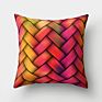 Colorful Crayon Sense Ripple Vortex Colorful Creative Cushion Peach Skin Pillowcase