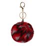 Design Rainbow Colorful 8Cm Hair Ball Pompons Keychain Key Chain Bag Pendant Car Jewelry Decoration