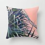 Fashionable Tropical Plant Polyester Hugging Pillow Case Office Fabric Sofa Cushion Cover Home Peach Skin Pillow Case