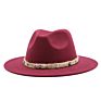 Fedora Hats for Women Cowboy Hat Felt Western Ladies Stageholidsy Party Wide Brim Jazz Cap Sombreros Para Mujeres Gorra