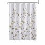 Flowers Printing Waterproof Metal Grommet Polymer Polyester Floral Shower Curtain