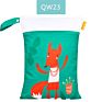 Happyflute Polyester Layer Baby Waterproof Zipper Wet Bag Diaper Bag with Handle