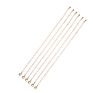 Hupo.Hutu Natural Minimalist Dainty Handmade Glass Cut String 18K Gold Plated Beading Crystal Bracelet for Women