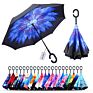 Innovated C Handle Reserve Double Layer Umbrella Double Ribs Umbrella