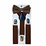 Kids Suspenders with Bowtie Children Bow Tie Set Boys Braces Girls Adjustable Suspenders Baby Wedding Ties Accessories