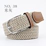 Jeans fashion weave elastic woman belt