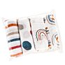 Muslin Blanket Happyflute 4Pcs/Pack Muslin Baby Bibs Cotton 2 Layer Burp Cloth Cute Scarf 60*60Cm