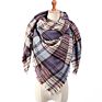 Newest Triangle Scarf for Women Plaid Shawl Cashmere Scarves Bufanda Blanket &Dropshipping