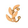 No Pierced Ear Clip Cross C Shape Clip on Earrings Ear Cuff Women 925 Sterling Silver Jewelry Wrap Ear Cuff