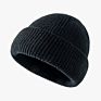 Outdoor Slouchy Running Knitted Ribbed Beanie Hat Acrylic Cuffed Knit Fisherman Beanie Hat