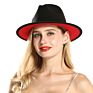 Polyester Cotton Vegan Material Two Tone 60 Colour Fedorahat Fedora Hat for Women Men Party Show Music Festival Dress