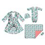 Polyester Rayon Knit Pregnancy Clothes Women Sleepwear Bath Hattie Maternity Robe Dresses Photoshoot