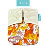 Rainbow Print Cloth Diaper Fabric Manufacturers Baby Infant Reusable Washable Changing Nappy Happyflute