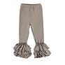 Sales Toddler Ruffle Leggings Solid Color Triple Cotton Kids Clothing Girls Ruffle Pants