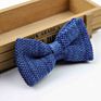 Style Men Women Soild Color Knit Bowtie Adjustable Double Deck Butterfly Bowties Designer Knitting Dress Knitted Bow Tie