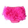 Toddler Clothes Solid Color Cute Baby Chiffon Ruffle Bloomers