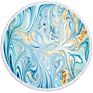 Wholeslae Designer Embossed Oversized Large Sublimated Printed round Beach Towels with Logo Print