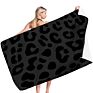 Women Square Microfiber Multicolor Pattern Animal Leopard Print Beach Towels Sunflowers Serape Colorful Pool Towel