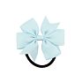 Zn Colorful Ribbon Hair Bows Girls Baby Children Elastic Hair Rope Hair Accessories