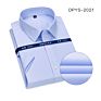 25 Short Sleeve Options 100% Cotton Rts Men's Business Formal Shirt Non Iron Dress Shirt for Men