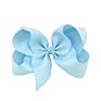 4 Inch 40 Plain Colors Yellow Kids Grosgrain Ribbon Hair Bows Hairbows with Alligator Clips Boutique for Girls 612