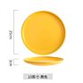 7/8/10 Inch European Nordic Style Flat Plain White round Porcelain Ceramic Dessert Dinner Plate for Restaurant